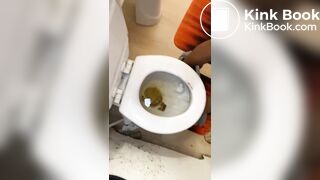 Small poop small girl