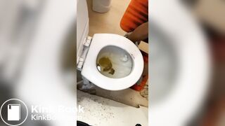 Small poop small girl