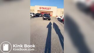 Pawg shits in public sink