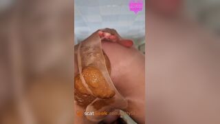 POV huge face sit shit