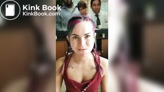 Amazing Slut Eating From Ass