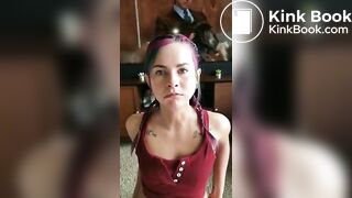 Amazing Slut Eating From Ass