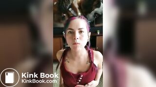 Amazing Slut Eating From Ass