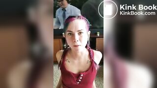 Amazing Slut Eating From Ass