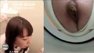 Quick toilet poop - video 6
