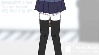 Anime girl utterly shits herself