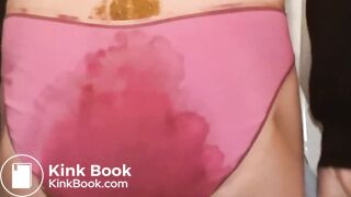 Magenta Double Jeans Poop