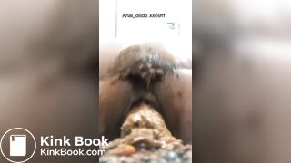 Close up pov of a girls dirty anal