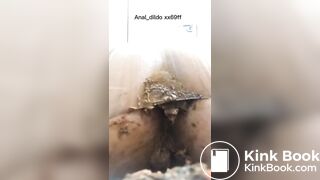 Close up pov of a girls dirty anal