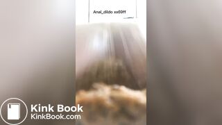 Close up pov of a girls dirty anal