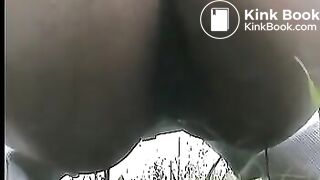 Outdoor poo in the grass..