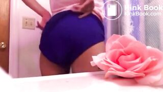 Ebony panty poop - video 26