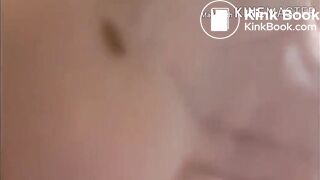 Nerdy fat girl undies messing and smearing..