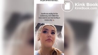 Girl has insane diarrhea in the toilet