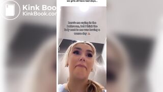 Girl has insane diarrhea in the toilet