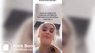 Girl has insane diarrhea in the toilet