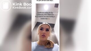 Girl has insane diarrhea in the toilet