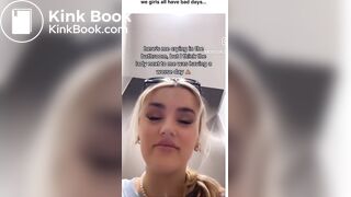 Girl has insane diarrhea in the toilet