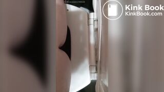 Painful gassy dump ssbbw on toilet farting and pooping