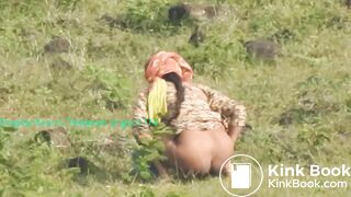 Indian aunty open spy