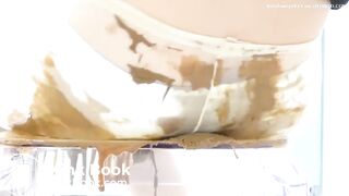 Japanese panty poop sit and smear - video 2