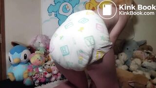 Messy diaper play..
