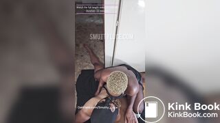 LUCKIEST MAN EVER gets used as a TOILET SLAVE. shit