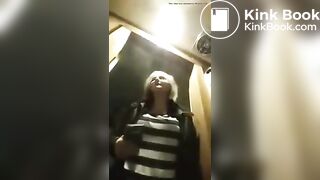 Poo in the toilet..
