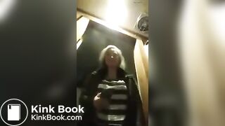 Poo in the toilet..