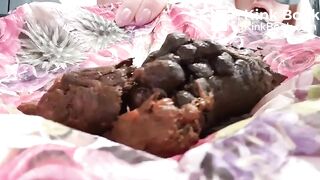 Blonde goddess serving a dinner