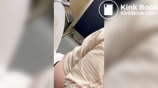 Diarrhea Strikes on a Big ass lady.