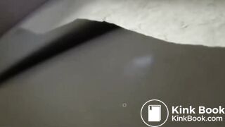 Pooping in a plane toilet