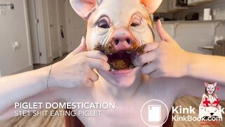 Piglet Domestication: S1E1 Shit Eating Piglet