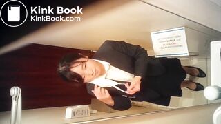 Japanese girl pooping on toilet - video 35