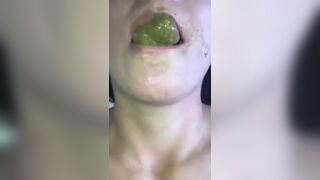 Having a poo in her mouth during intercourse..