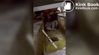 Chinese Trench Toilet Shitting