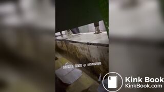 Chinese Trench Toilet Shitting