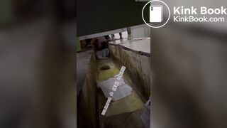 Chinese Trench Toilet Shitting