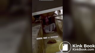 Chinese Trench Toilet Shitting