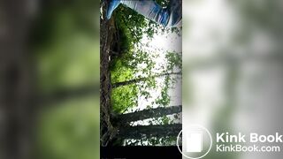 Pawg outdoor panty poop