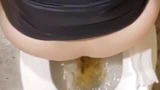 girl diarrhea toilet - video 6
