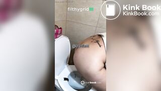 Sexy brown girl dropping bombs