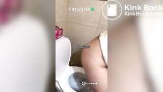 Sexy brown girl dropping bombs