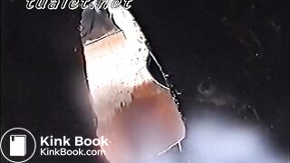 girls pee and shit in the street toilet