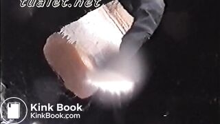girls pee and shit in the street toilet