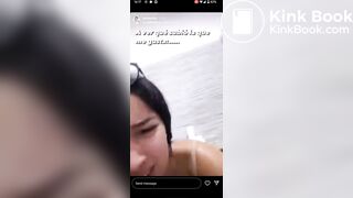 Instagram model shitting