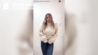 Beautiful Argentinian girl drops a stinky dump at work