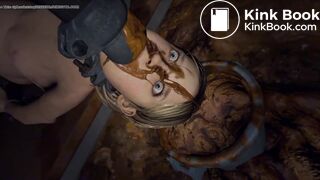 girl punished by human toilet ...