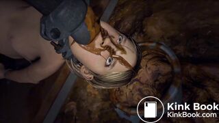 girl punished by human toilet ...