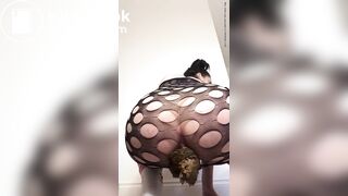 Babe takes a fat shit